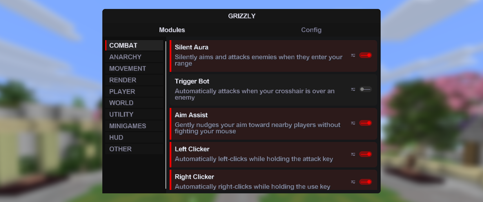 Click gui screenshot